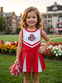 GIRL'S TEAM CHEER JUMPER DRESS - LITTLE.KIDS