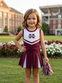 GIRL'S TEAM CHEER JUMPER DRESS - LITTLE.KIDS