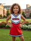GIRL'S TEAM CHEER JUMPER DRESS - LITTLE.KIDS