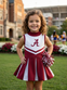 GIRL'S TEAM CHEER JUMPER DRESS - LITTLE.KIDS