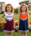 GIRL'S PACK 2 TEAM CHEER JUMPER DRESS - LITTLE.KIDS (6M-12Y)
