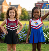 GIRL'S PACK 2 TEAM CHEER JUMPER DRESS - LITTLE.KIDS (6M-12Y)
