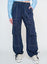 LADIES B-GRADE CONTRAST CARGO PANT - P&B