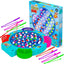 Fishing Game Play Set - 15 Magnetic Fish, 4 Poles, Rotating Board
