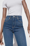 LADIES HIGH RISE CROPPED JEANS - Z.R