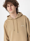 MEN B-GRADE EMB LOGO HOOD - BLB