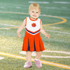 GIRL'S TEAM CHEER JUMPER DRESS - LITTLE.KIDS -(12M-3Y)