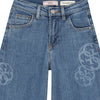 GIRL'S LOGO DENIM JEANS -GSS -(7-16)YEAR