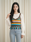 Floral Crochet Crop Top For Women & Teen Girl