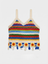 Floral Crochet Crop Top For Women & Teen Girl