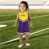 GIRL'S TEAM CHEER JUMPER DRESS - LITTLE.KIDS