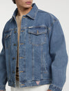 MEN'S DENIM TRUCKER JACKET -GSS