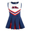 GIRL'S TEAM CHEER JUMPER DRESS - LITTLE.KIDS -(2-12)YEARS