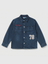 BOY'S EMBROIDERED DENIM OVERSHIRT -(8-9)YEARS