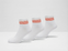 UNISEX 3-PACK ANKLE SOCKS -DK.NY