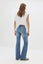 WOMEN'S B-GRADE HIGH-WAIST FLARED JEANS - P&B