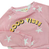GIRL'S GOOD VIBES PYJAMA SET - C&C