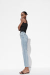 LADIES HIGH RISE CROPPED JEANS - Z.R