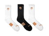 MEN'S PERFORMANCE HALF CUSHIONED CREW SOCKS #8 - TIMBER.L