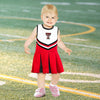 GIRL'S TEAM CHEER JUMPER DRESS - LITTLE.KIDS -(0M-3Y)
