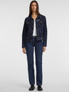 WOMEN SLIM DENIM TRUCKER JACKET - GSS