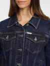 WOMEN SLIM DENIM TRUCKER JACKET - GSS