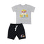 BOY'S RUBBLE SHORT SET - NICKELODEON -(3-4)YEAR