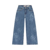 GIRL'S LOGO DENIM JEANS -GSS -(7-16)YEAR
