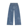 GIRL'S LOGO DENIM JEANS -GSS -(7-16)YEAR