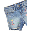 GIRL'S EMBROIDERED MIDI SHORTS | GP-(5Y-14Y)