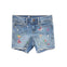 GIRL'S EMBROIDERED MIDI SHORTS | GP-(5Y-14Y)
