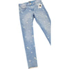 GIRL'S EMBROIDERD FLORAL JEANS | GP-(4Y-16Y)