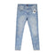 GIRL'S EMBROIDERD FLORAL JEANS | GP-(4Y-16Y)