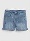 GIRL'S EMB FLORAL SHORTS -GP -(5YEARS)