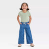 GIRL'S WIDE LEG PULL ON PANT - CAT.J - (12-18)MONTHS