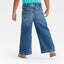 GIRL'S DISTROY WIDE LEG JEANS - CAT.J - (12-18)MONTHS