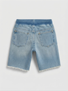 BOYS RIPPED SHORTS - GP -(2-5YEARS)