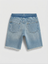 BOYS RIPPED SHORTS - GP -(2-5YEARS)