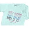 GIRL'S BELEIVE YOURSELF TEE | ULTIMATE-(5Y-16Y)