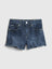 GIRL'S HIGH RISE DENIM SHORT - GP -(8-16)YEARS