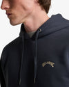 MEN B-GRADE EMB LOGO HOOD - BLB