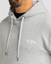 MEN B-GRADE EMB LOGO HOOD - BLB