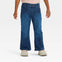 GIRL'S PATCH FLARE DENIM JEANS - CAT.J - (2-4)YEAR