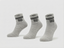 UNISEX 3-PACK ANKLE SOCKS -DK.NY