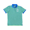 MEN'S EMB NO# 69 STRIPE POLO | GP