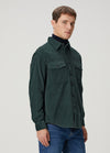 MEN REGULAR FIT CORDUROY SHIRT - ONLY.S