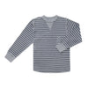 BOYS ENGINEERED STRIPE GREY T-SHIRT| GP (6Y-13Y)