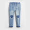 GIRL'S HEART PATCH JEGGIINGS | GP