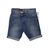 DENIM ROLLED BERMUDA SHORTS|GP