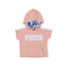 GIRL'S SHINNING TEXT SLEEVELESS HOOD|PM-(2Y-5Y)